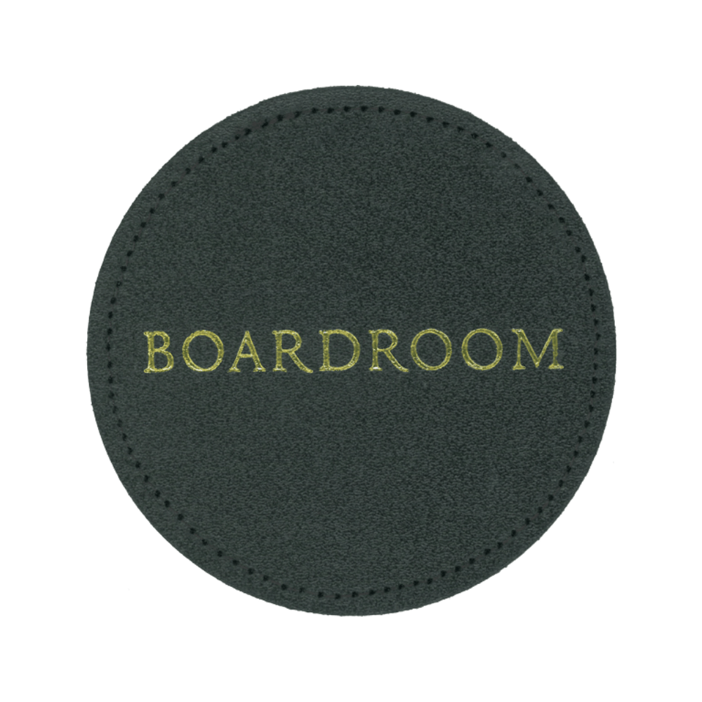 Custom Leather Coasters £3.55 | Branded Leather Coasters with Logo