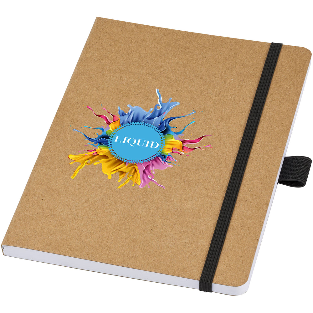 Branded Berk recycled paper notebook
