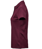 Tee Jays Ladies Luxury Stretch Polo Shirt Wine