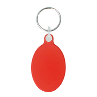 50mm Oval Keyring