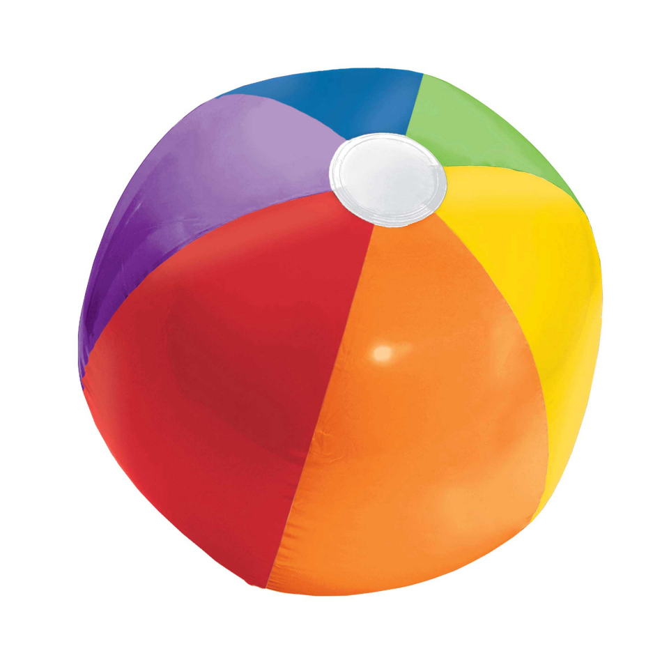Branded Rainbow Beach Ball