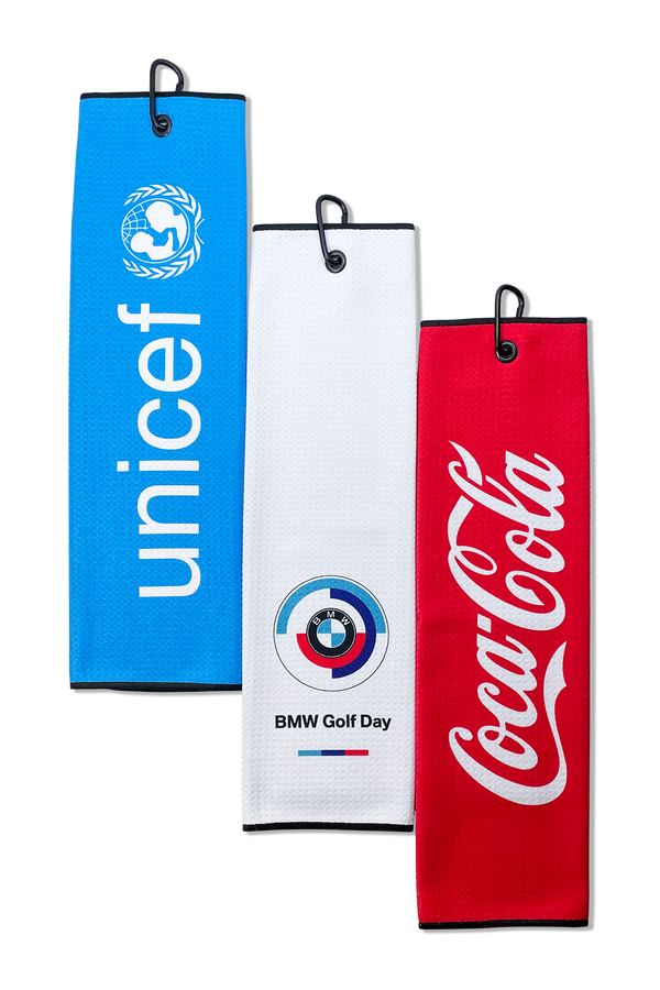 Dormi Tri Fold Microfibre Printed Golf Towel