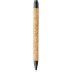 Branded Midar cork and wheat straw ballpoint pen
