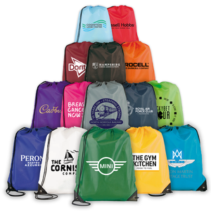 Pegasus Plus Drawstring Bags Dark Grey
