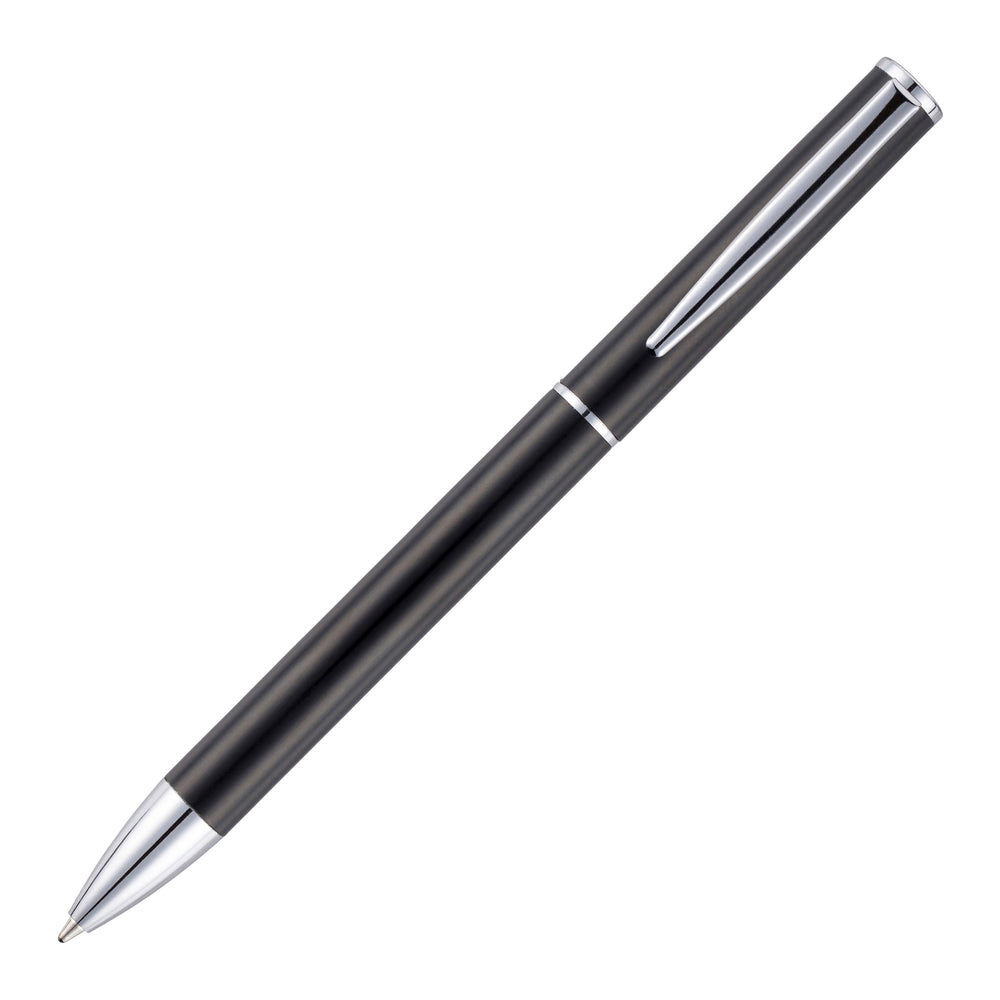 Branded CATESBY metal twist action ball pen