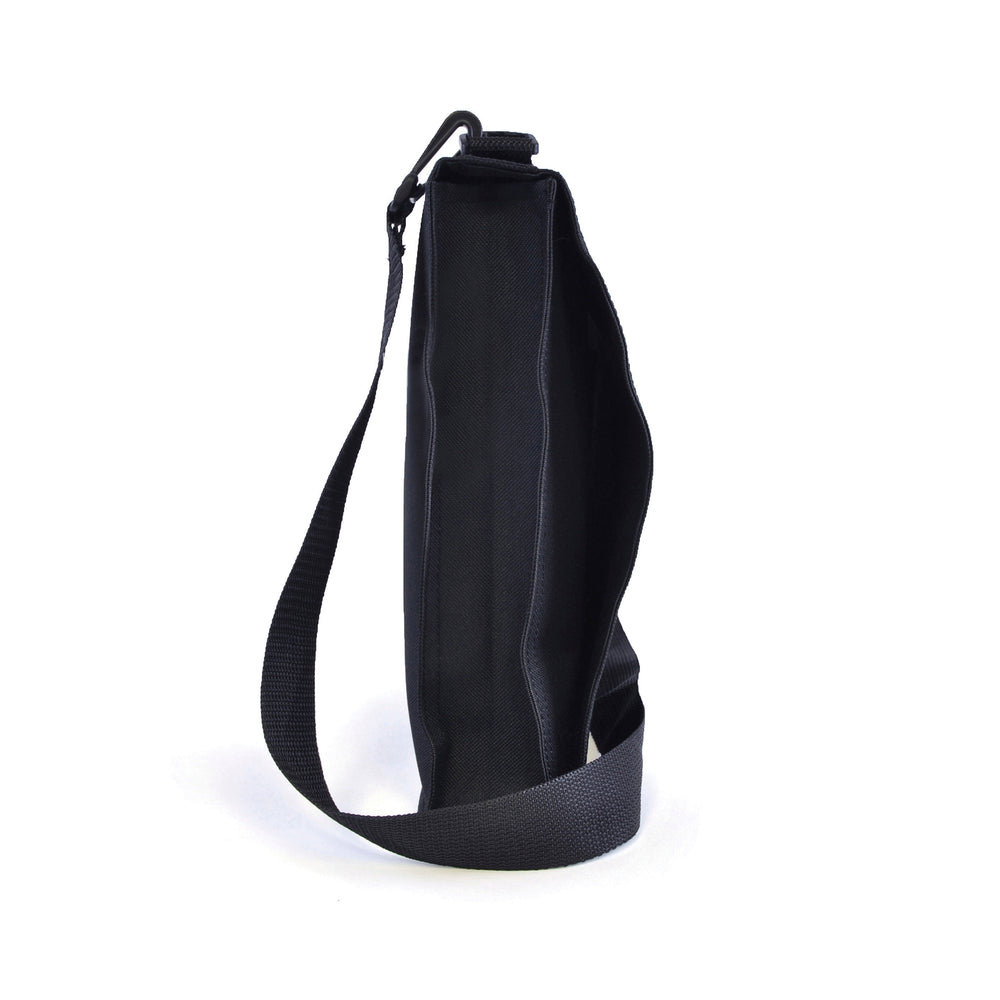 Branded Hutton Black Polyester Satchel Conference Bag With Trim + Pocket
