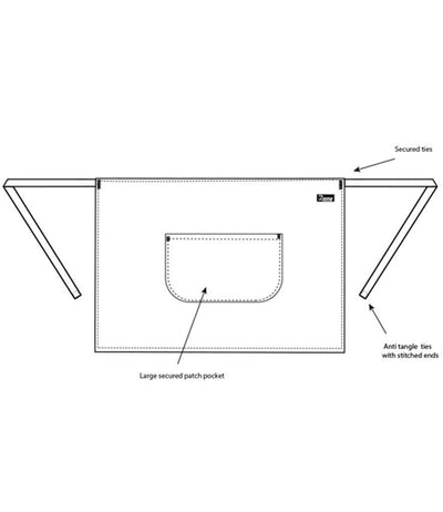 Dennys Waist Apron with Pocket