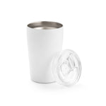 SLIDER. Stainless steel travel cup 380 mL