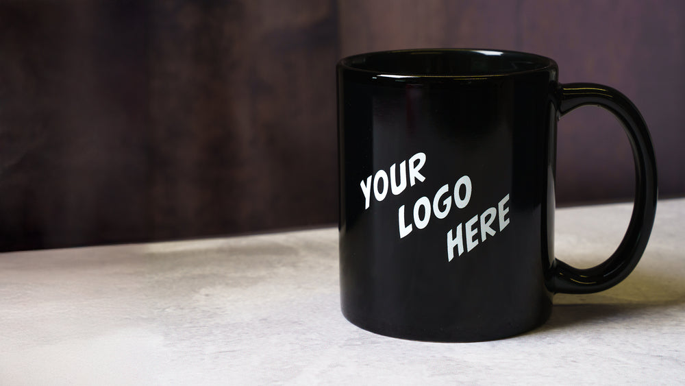 11oz Black Panel Mug