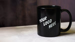 11oz Black Panel Mug