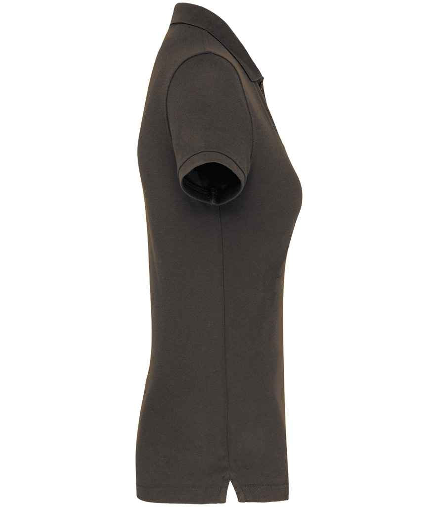 WK Designed to Work Ladies Anti-Bacterial Piqué Polo Shirt Dark Grey