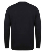 Henbury Lightweight Cotton Acrylic Crew Neck Sweater