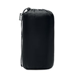 RPET fleece travel blanket Black