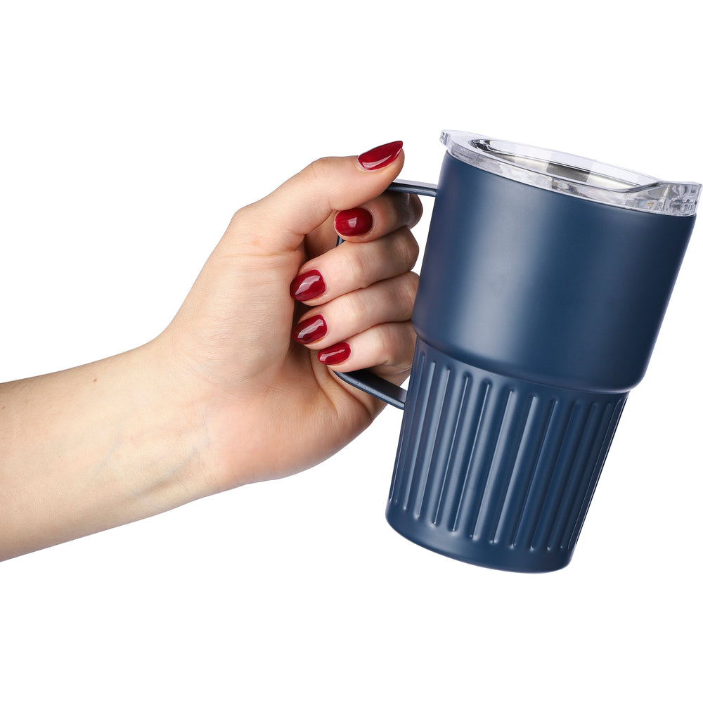 The Calo - Recycled stainless steel double walled travel mug (450ml)