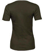 Tee Jays Ladies Interlock T-Shirt Dark Olive