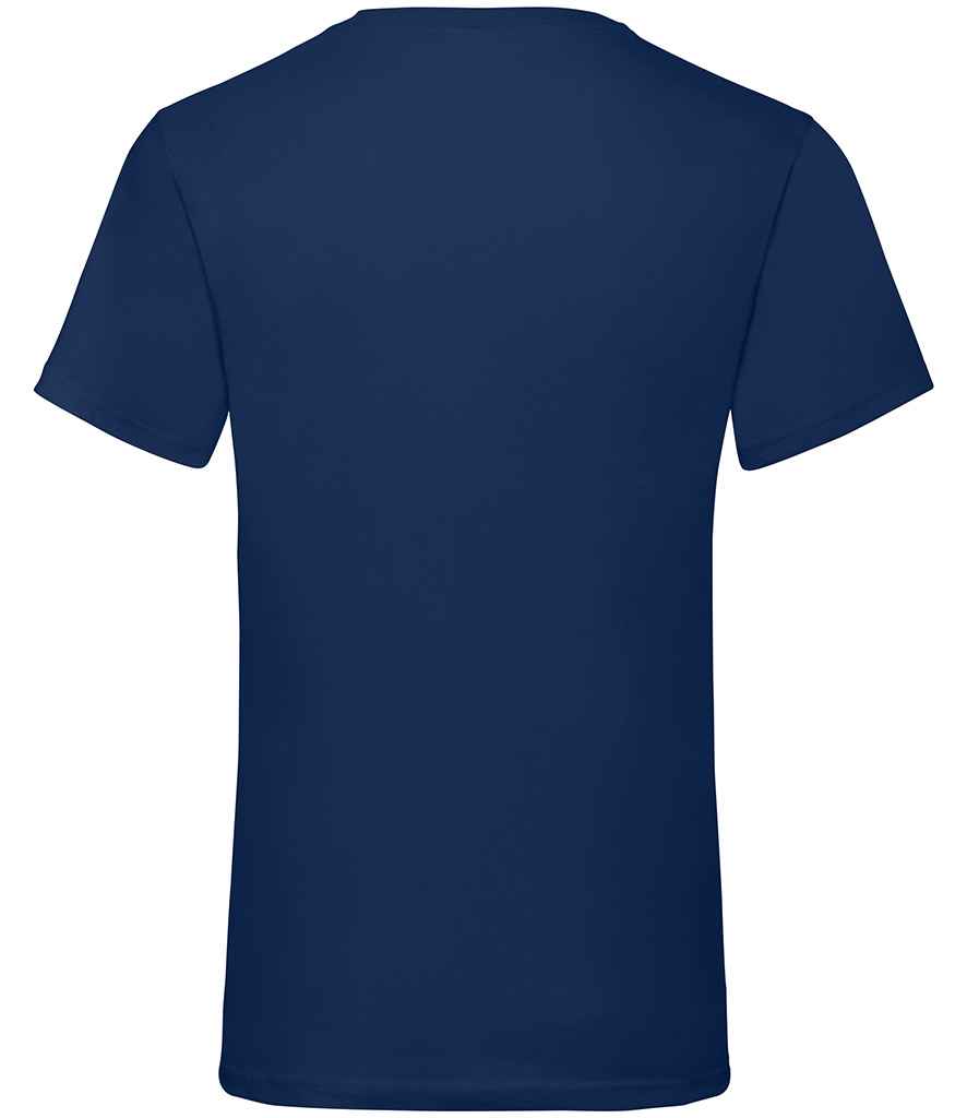 Fruit of the Loom V Neck Value T-Shirt Navy