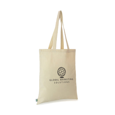 5oz Shopper 100% Organic Cotton Shopper. Long Handled