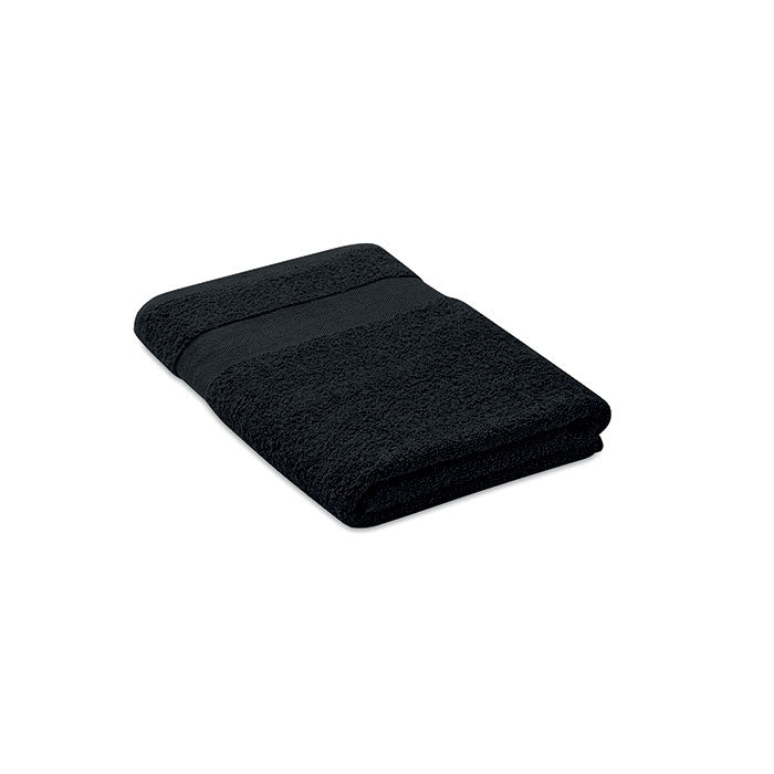 Towel organic cotton 140x70cm Black