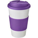 Branded Americano® 350 ml tumbler with grip & spill-proof lid
