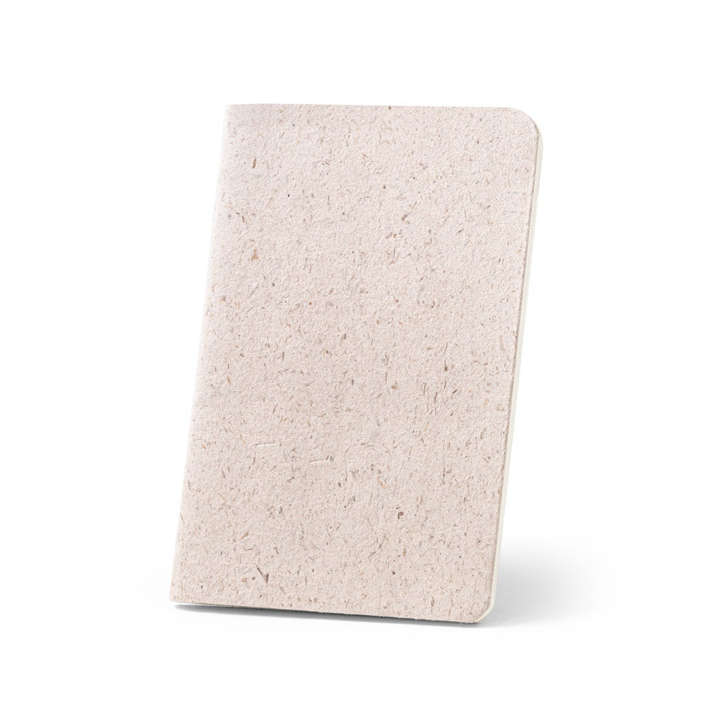 ORGANIC SOFT. A6 notebook with flexible cover made from organic elephant matter (95%)
