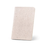 ORGANIC SOFT. A6 notebook with flexible cover made from organic elephant matter (95%)