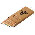 Branded 6 Piece 9cm Pencil Set