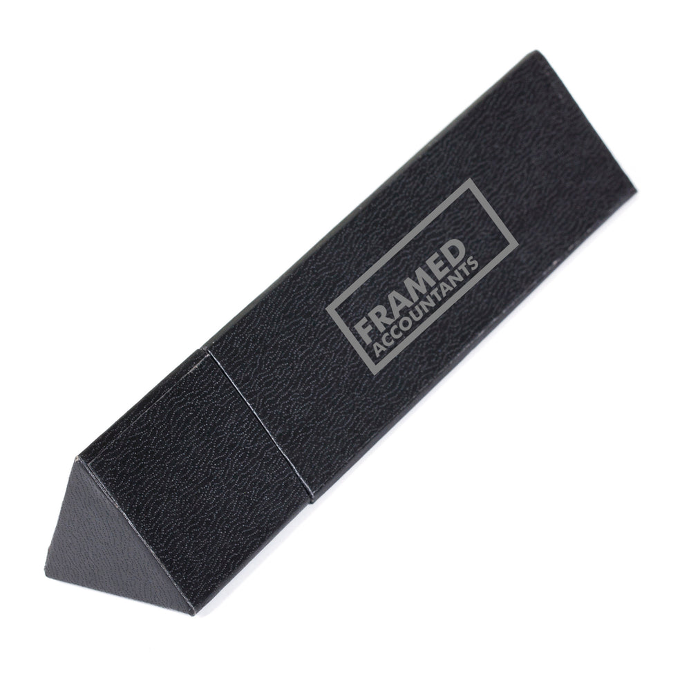 Branded DELUXE TRIANGULAR with BLACK lining