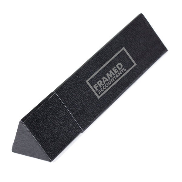 Branded DELUXE TRIANGULAR with BLACK lining