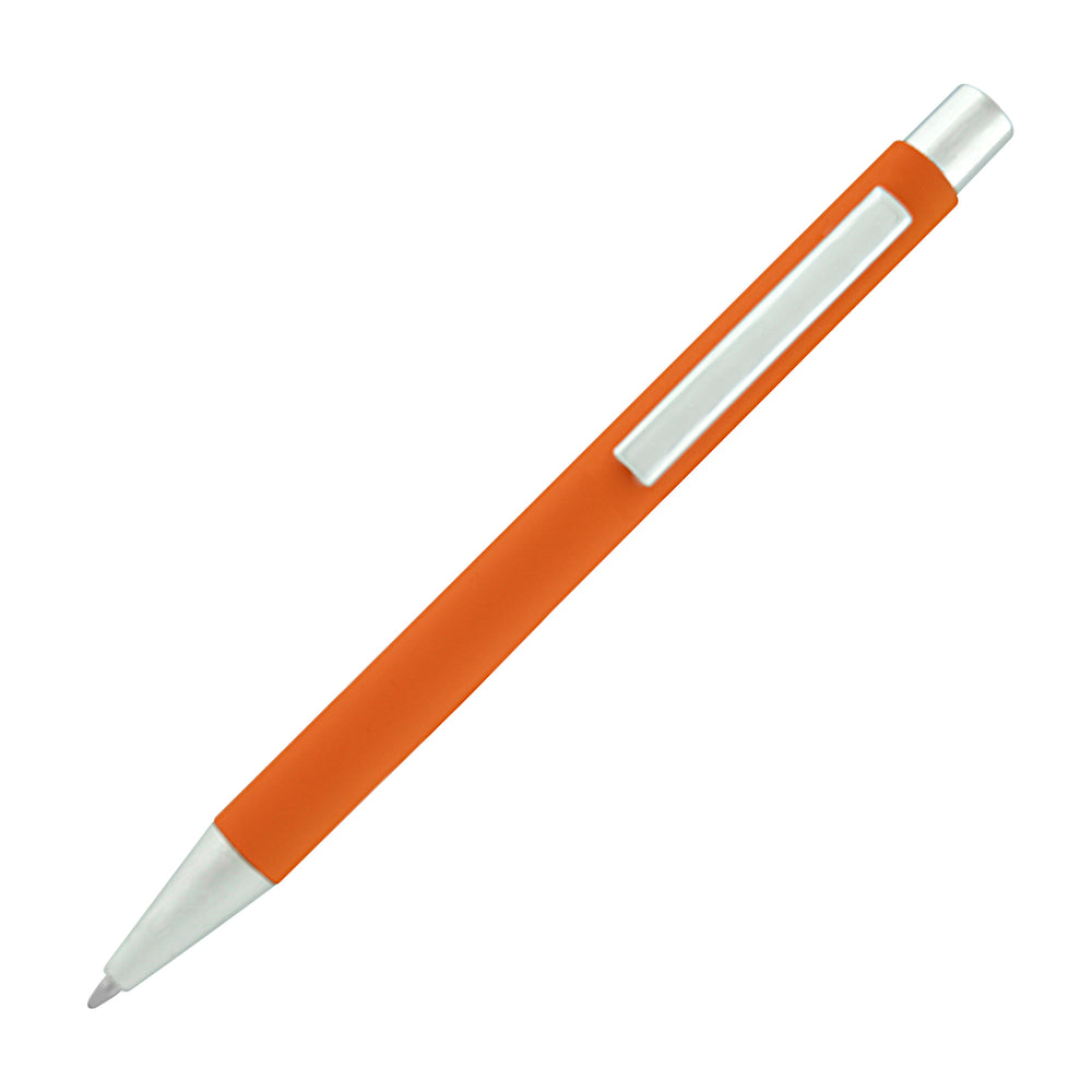 Travis Soft Feel Ball Pen with Chrome Trim