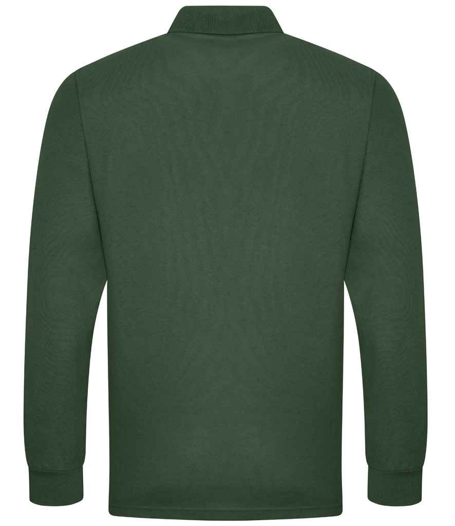 Pro RTX Pro Long Sleeve Piqué Polo Shirt Bottle Green