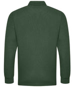 Pro RTX Pro Long Sleeve Piqué Polo Shirt Bottle Green