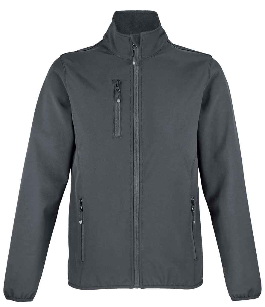SOL'S Ladies Falcon Recycled Soft Shell Jacket Charcoal