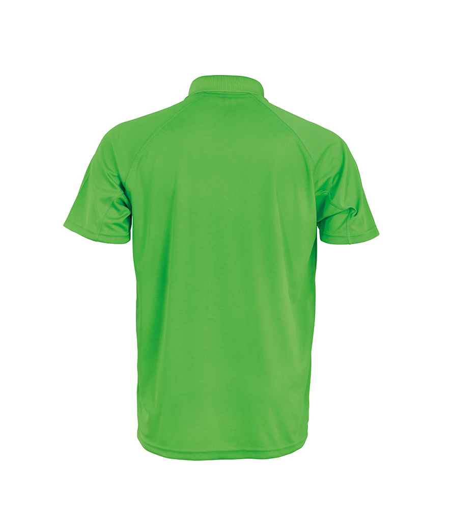 Spiro Impact Performance Aircool Polo Shirt Lime Green