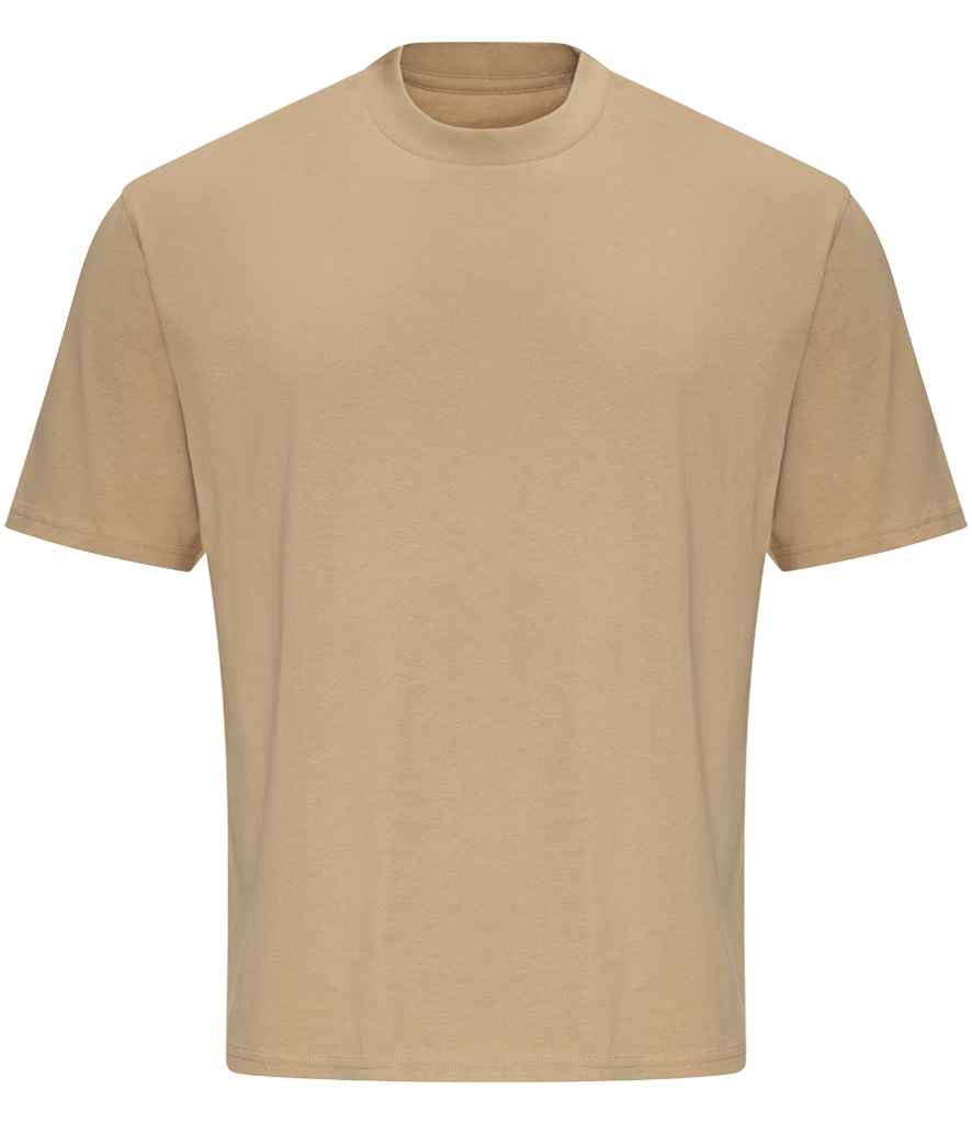 AWDis Unisex Oversize 100 T-Shirt Desert Sand