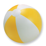 Inflatable beach ball Yellow/White