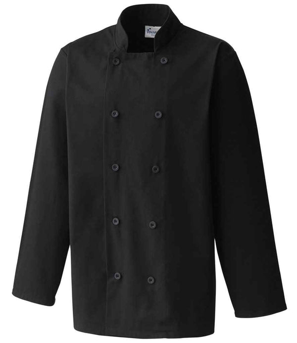 Premier Long Sleeve Chef's Jacket Black