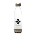 Branded Revive 650ml plastic drinks bottle Silver lid and base