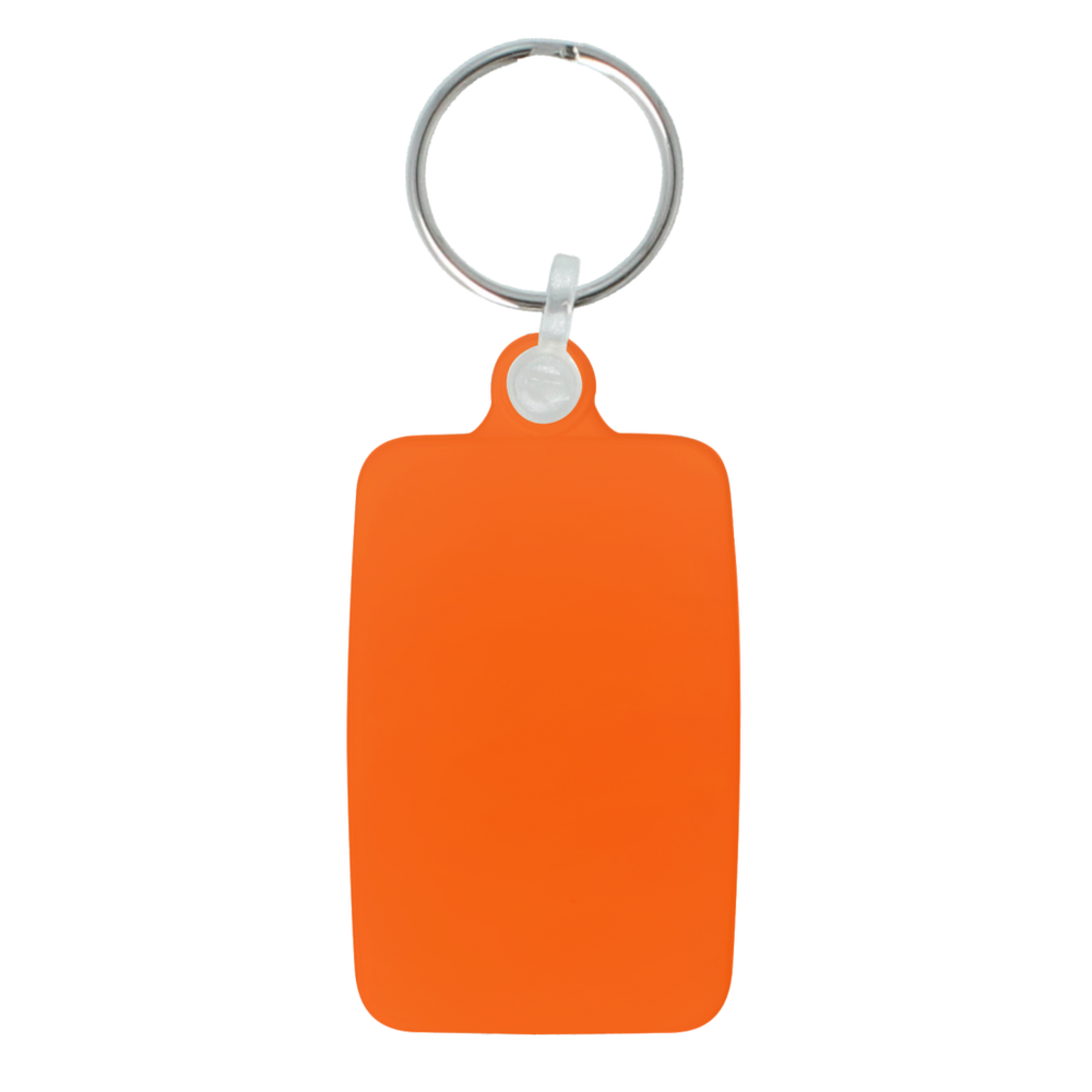 55mm Rectangle Keyring