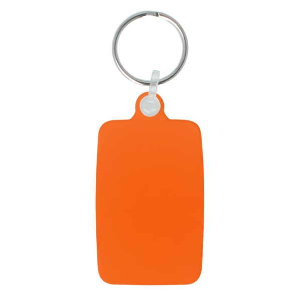 55mm Rectangle Keyring