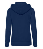 Fruit of the Loom Classic Lady Fit Hooded Sweatshirt Navy