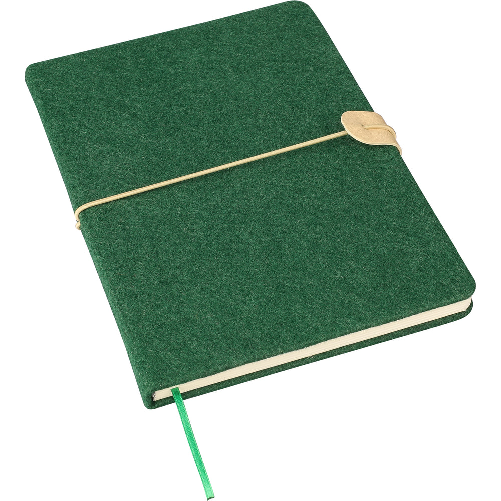 The Dario - Recycled felt notebook (approx. A5)
