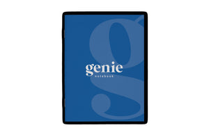 Genie Notebook - A4 - Saddle Stitched with Squared Corners