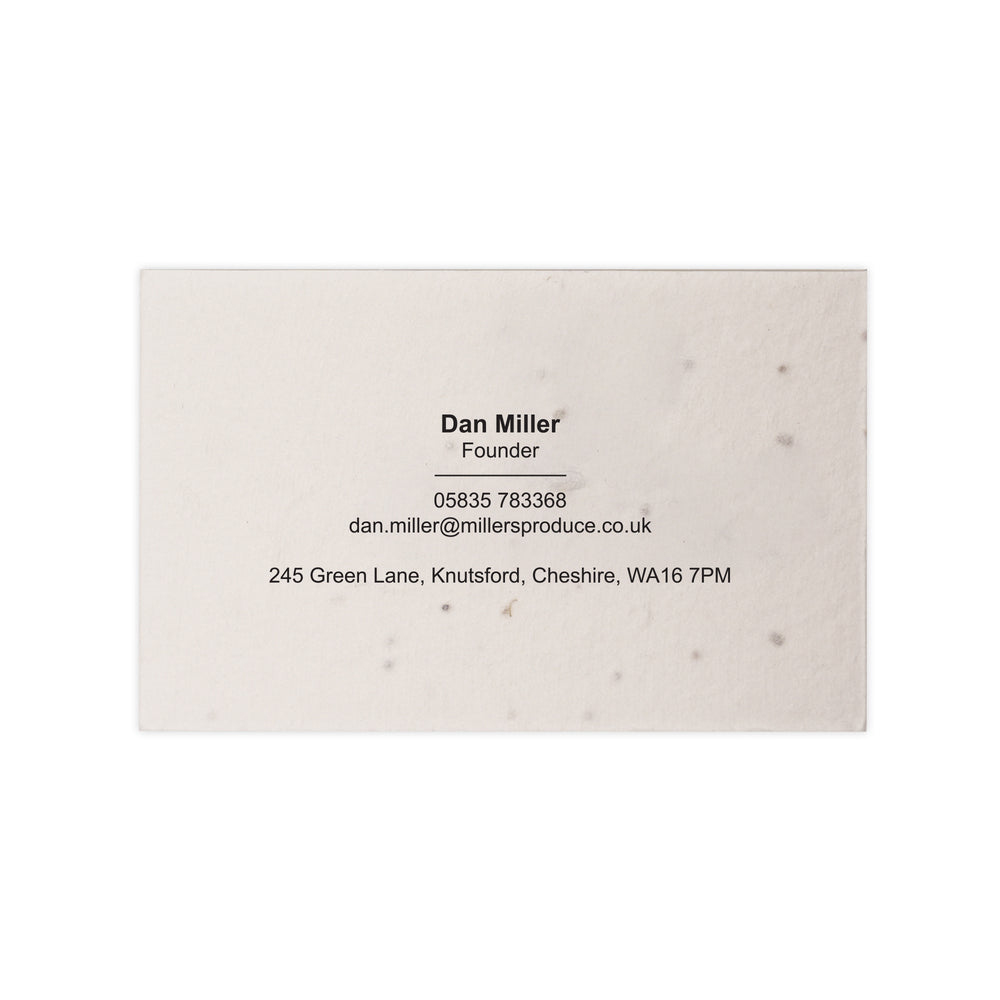Seed Paper Business Card