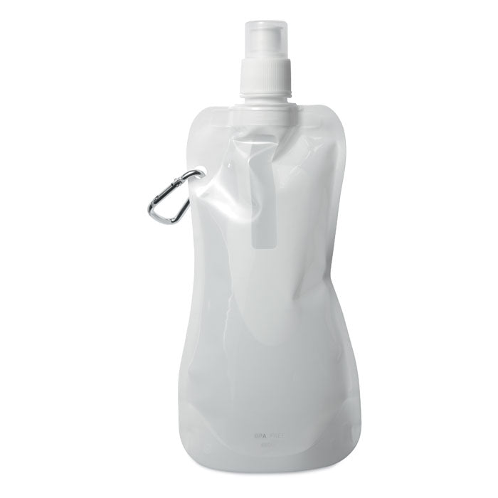 Promotional Foldable water bottle | Roll up Eco Bottle with Carabiner