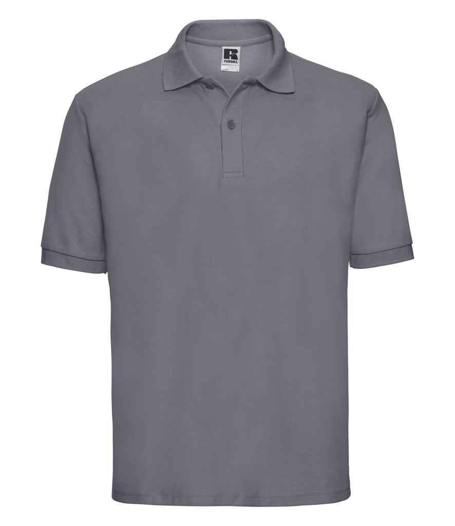 Russell Poly/Cotton Piqué Polo Shirt Convoy Grey