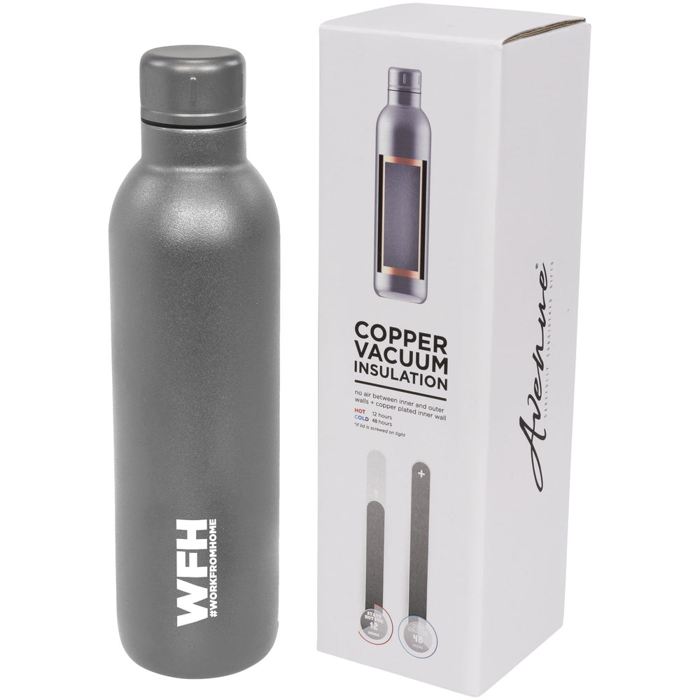 Thor 510 ml copper vacuum insulated water bottle