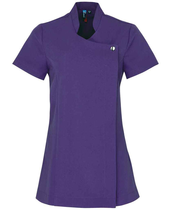 Premier Ladies Blossom Short Sleeve Tunic Purple