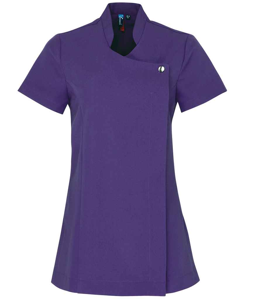 Premier Ladies Blossom Short Sleeve Tunic Purple