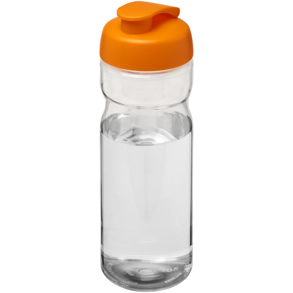Branded H2O Active® Base 650 ml flip lid sport bottle