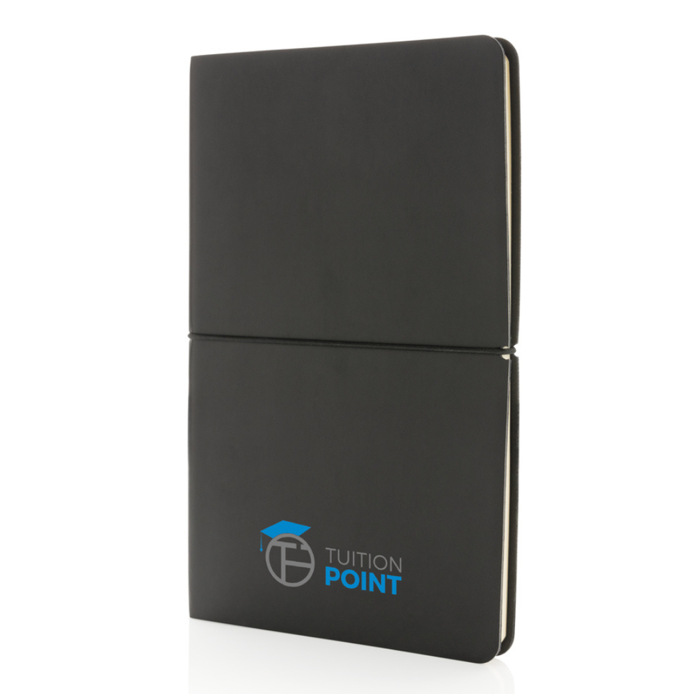 Branded Modern deluxe softcover A5 notebook